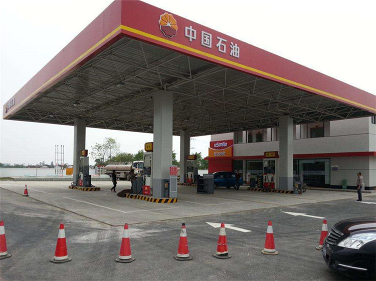 东方加油站钢结构网架案例20
